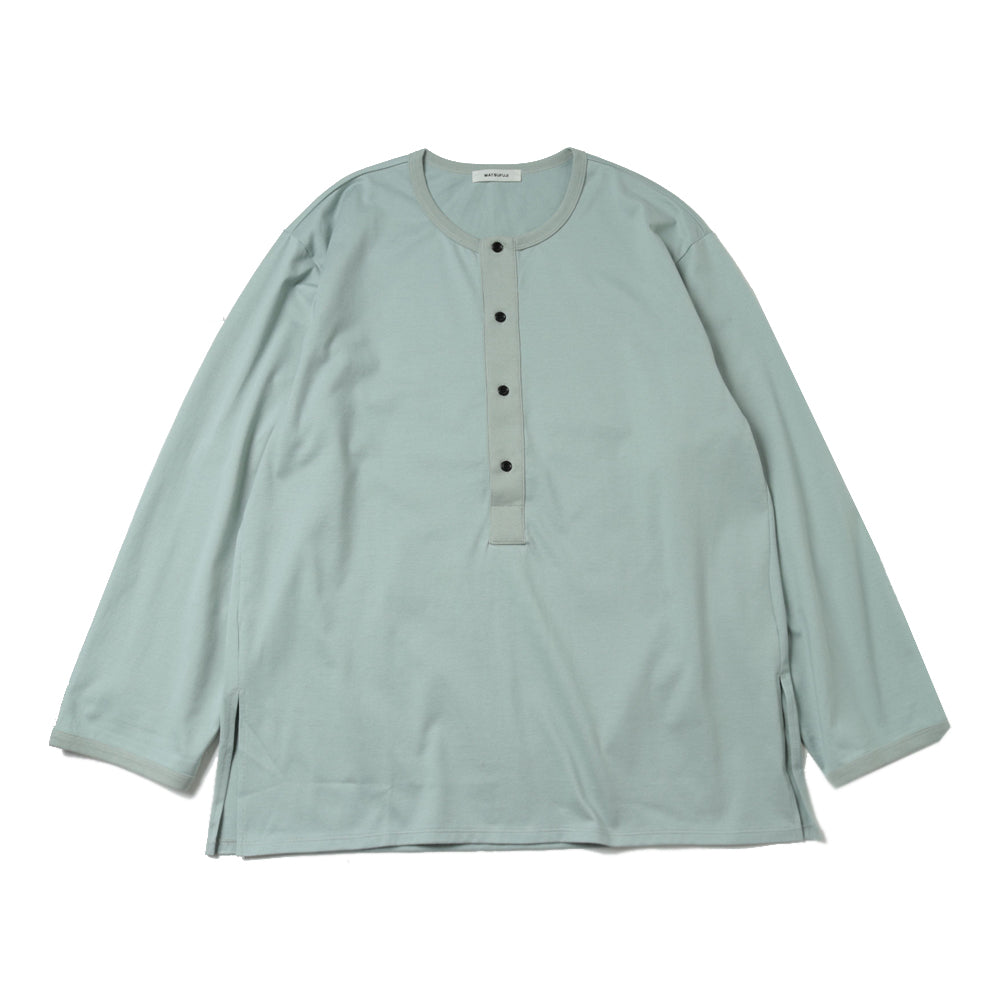 Henley Neck Long Sleeve Shirt