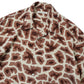 ORIGINAL PRINTED OPEN COLLAR SHIRTS (Giraffe) Long-sleeve