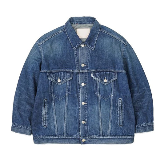 Selvage Denim Trucker Jacket(Dk. FADE)