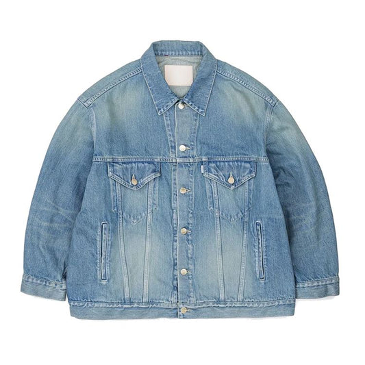 Selvage Denim Trucker Jacket(Lt. FADE)