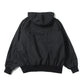 Cotton nylon zip parka