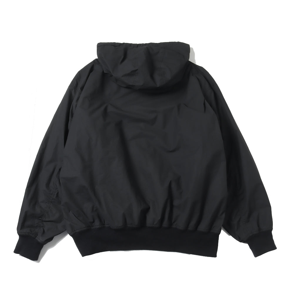 Cotton nylon zip parka