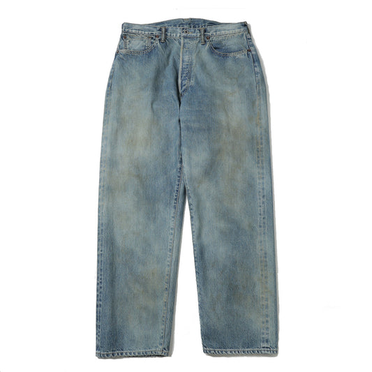 No.37 Washed Wide Denim Pants(INDIGO)