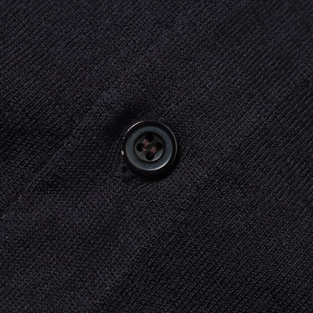 Wool collared cardigan
