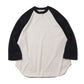 Co/Silk Nep Baseball Raglan Tee