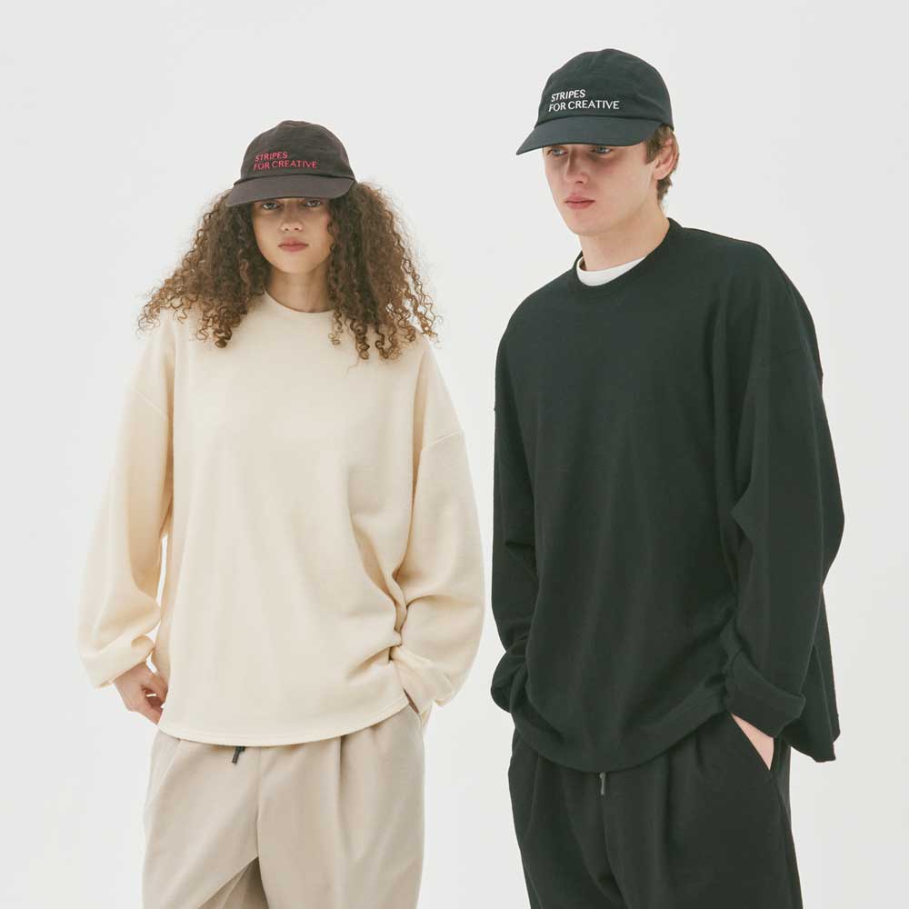 S.F.C(ストライプスフォークリエイティブ)SUPER BIG LS TEE(ROUND KNIT