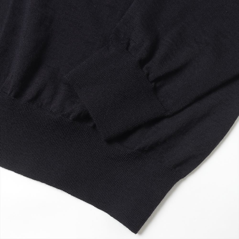 Wool collared cardigan