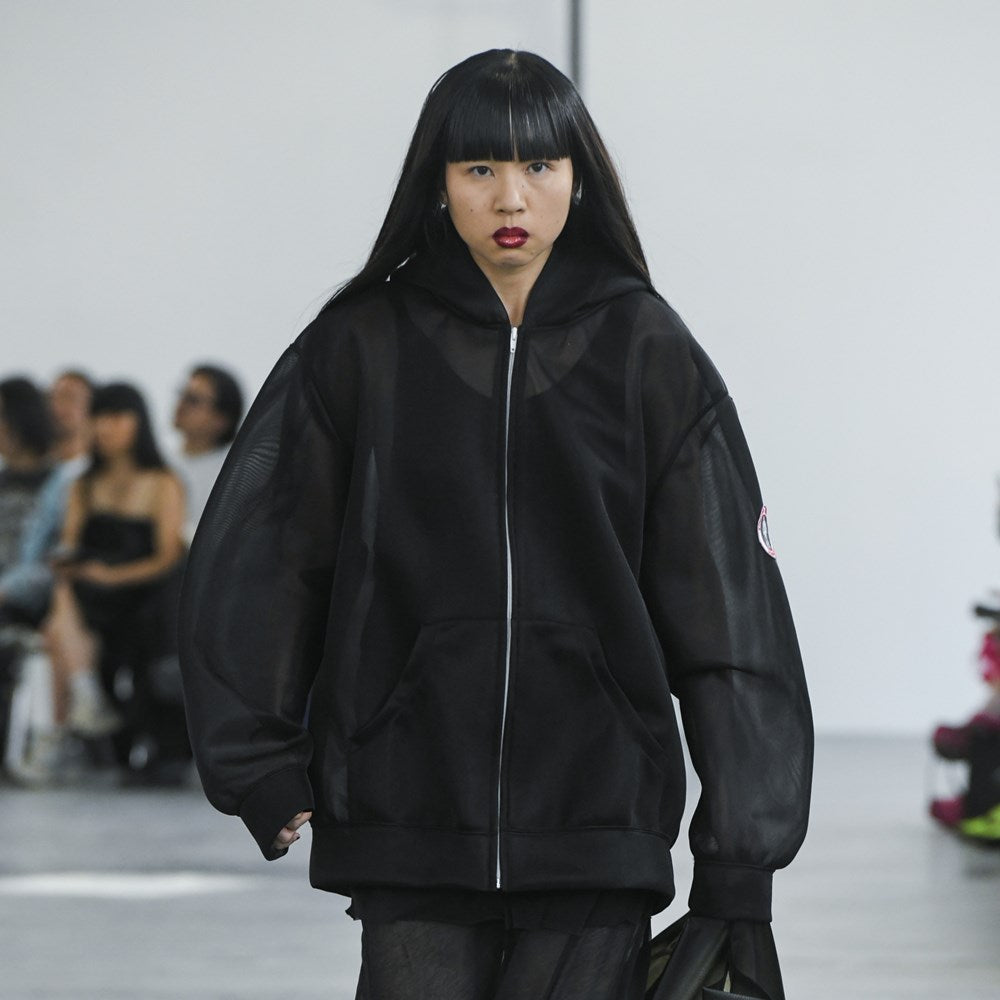 doublet TRANSPARENT ANDROID TRIM HOODIE (24SS25CS305