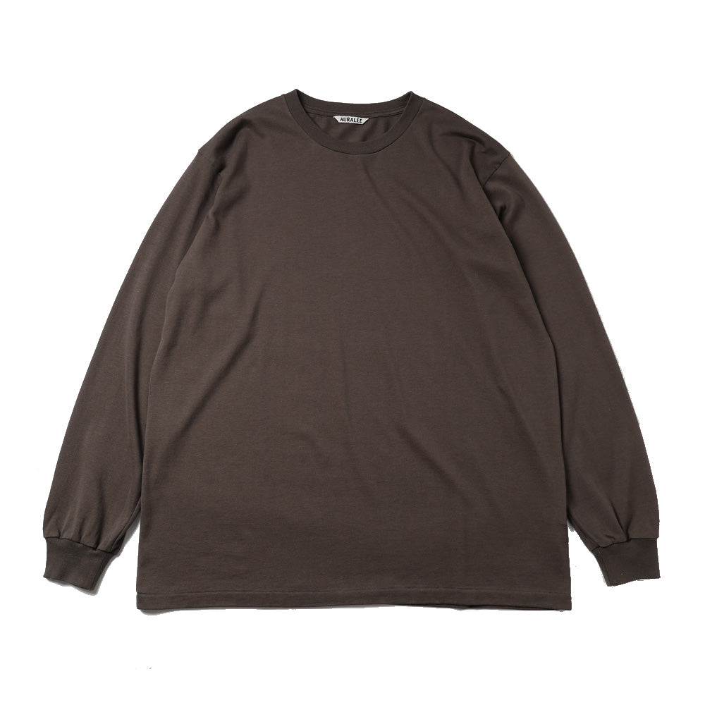 AURALEE(オーラリー) LUSTER PLAITING L/S TEE (A00P01GT) | AURALEE