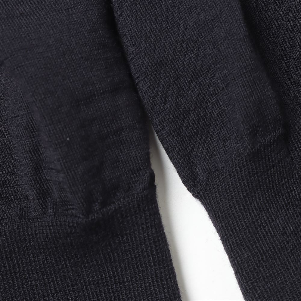 Wool collared cardigan