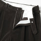 Wool Corduroy Wide Tapered Trousers