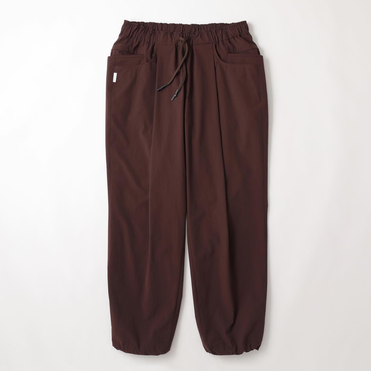 WIDE TAPERED EASY PANTS(NYLON)