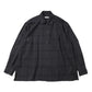 Wool Ombre Open Collared Shirt