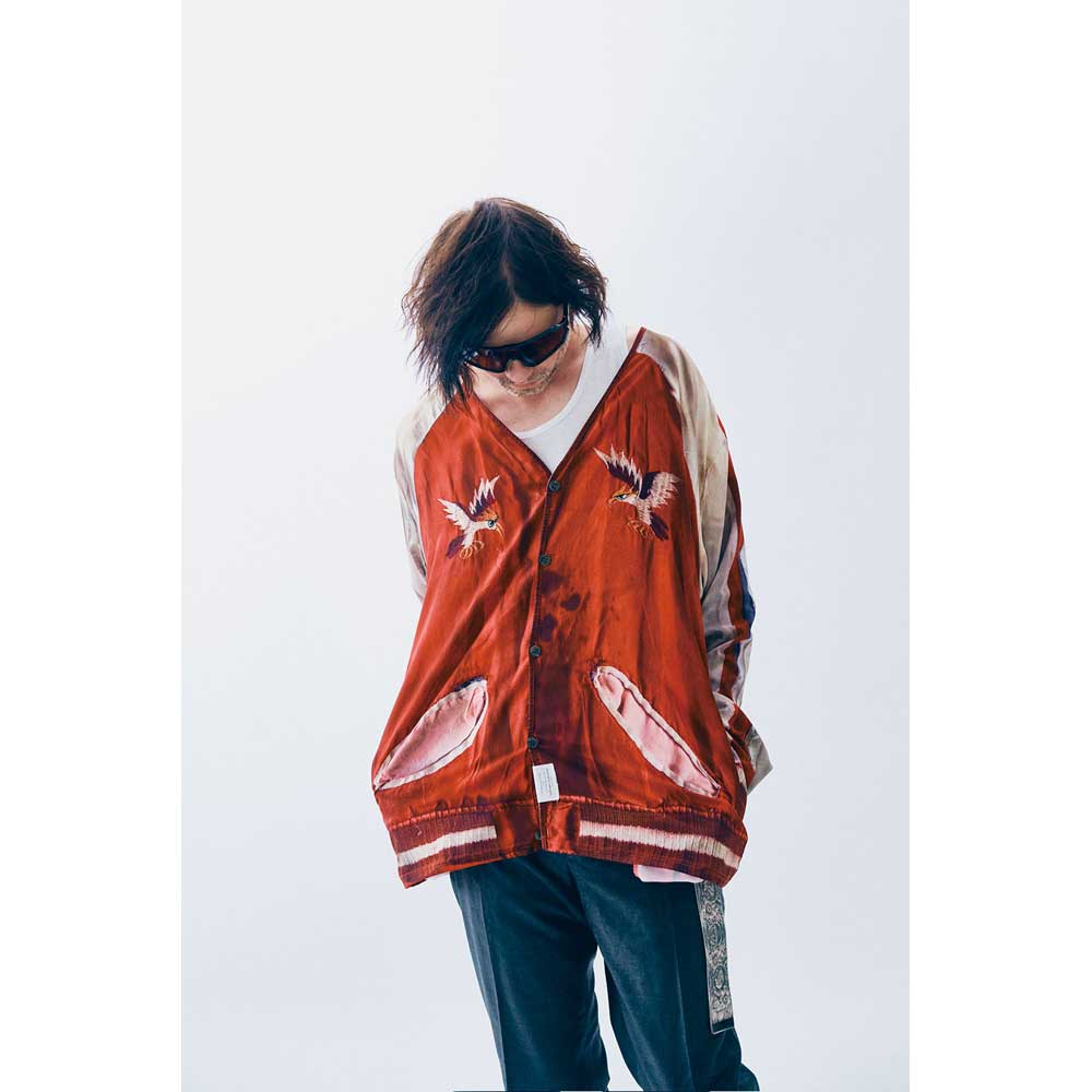TALKING ABOUT THE ABSTRACTION - TRANSFER CARDIGAN (26SS-CD-001