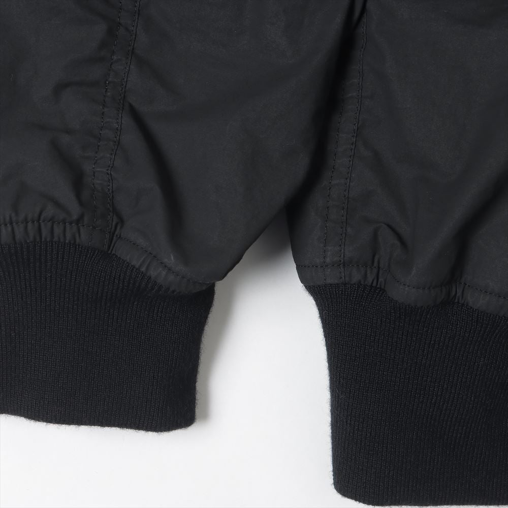 Cotton nylon zip parka