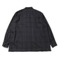 Wool Ombre Open Collar Shirt