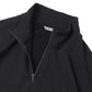 LIGHT WOOL SWEAT HALF ZIP P/O