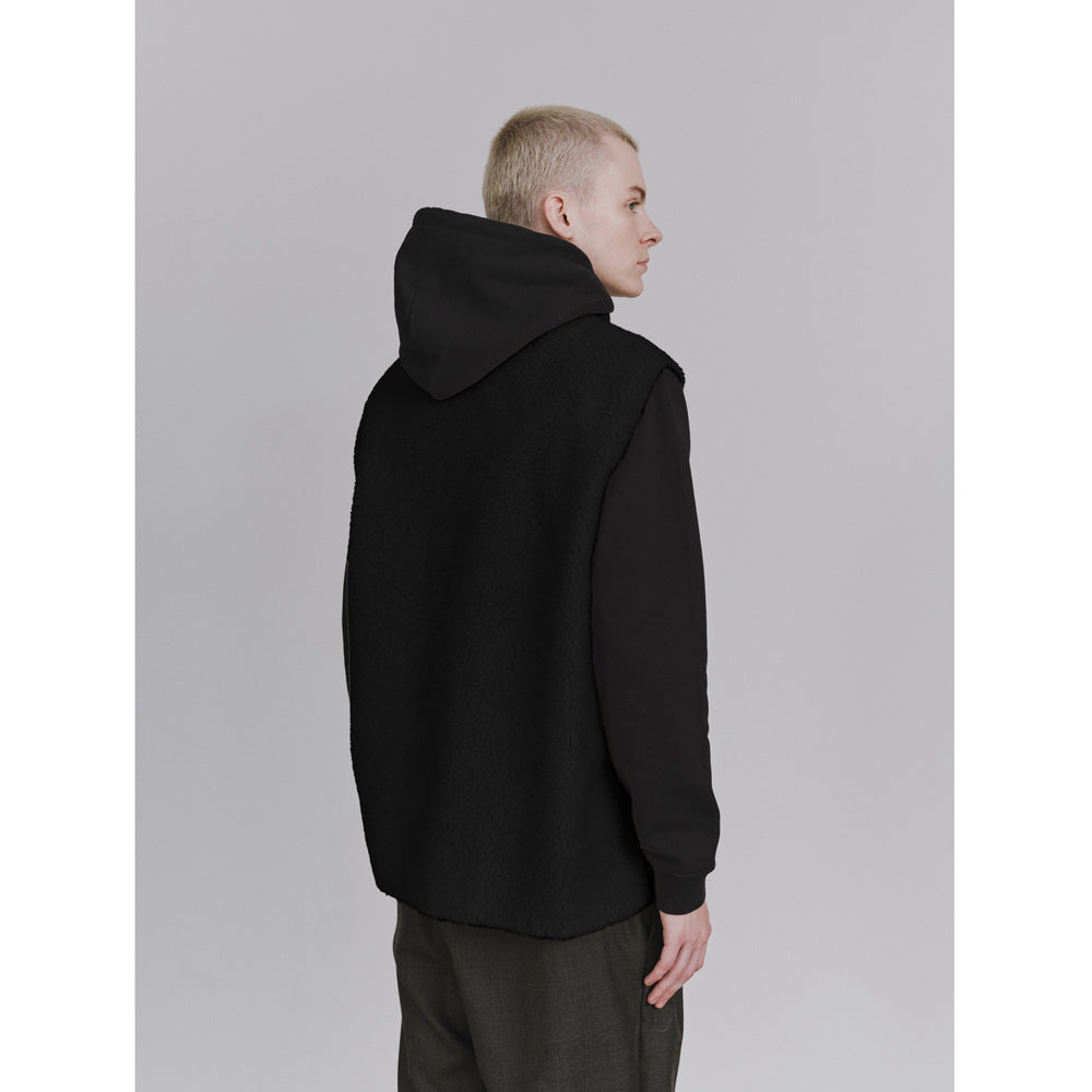 Kinross Reversible Fleece Vest, Black Label Fusion Fit, size 9/14 (mae).