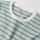 HARD TWIST COTTON BORDER TEE