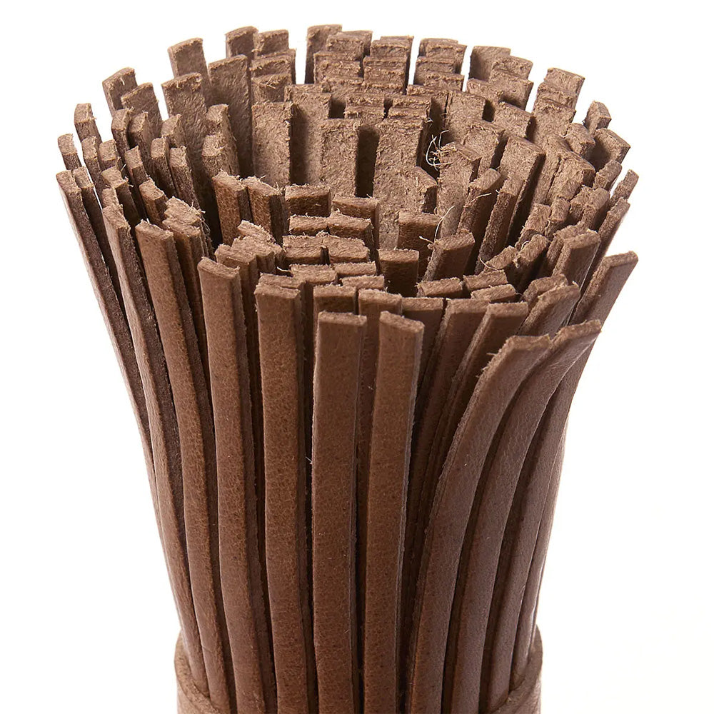 TASSEL KEY RING with HORSE LEATHER