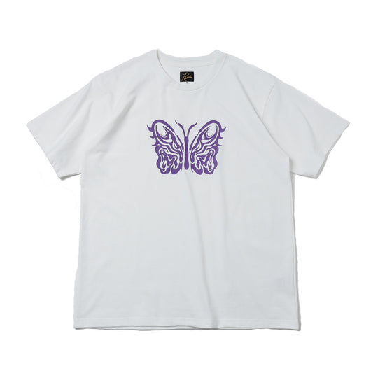 NEEDLES × Kae Tanaka S/S Crew Neck Tee - Poly Jersey / KT Papillon