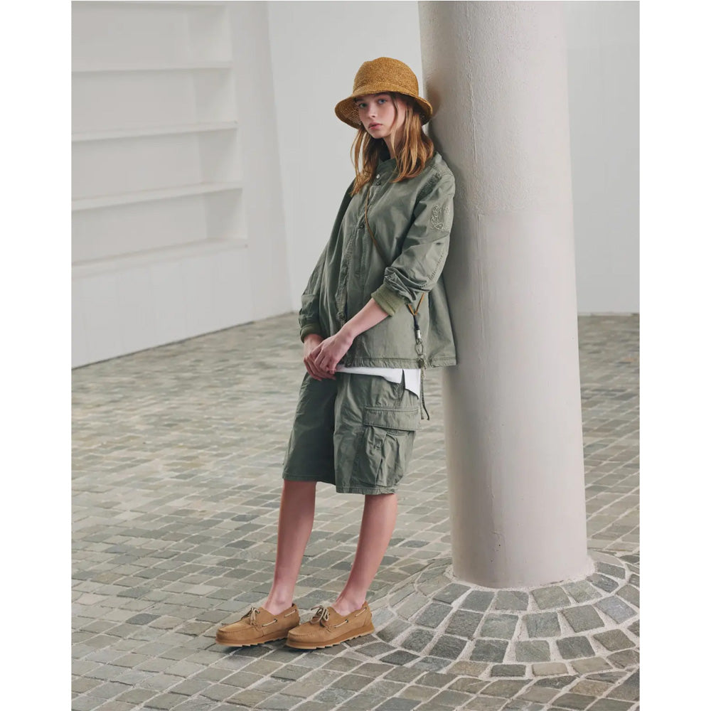 TROOPER 6P SHORTS COTTON TYPEWRITER SULFUR DYE