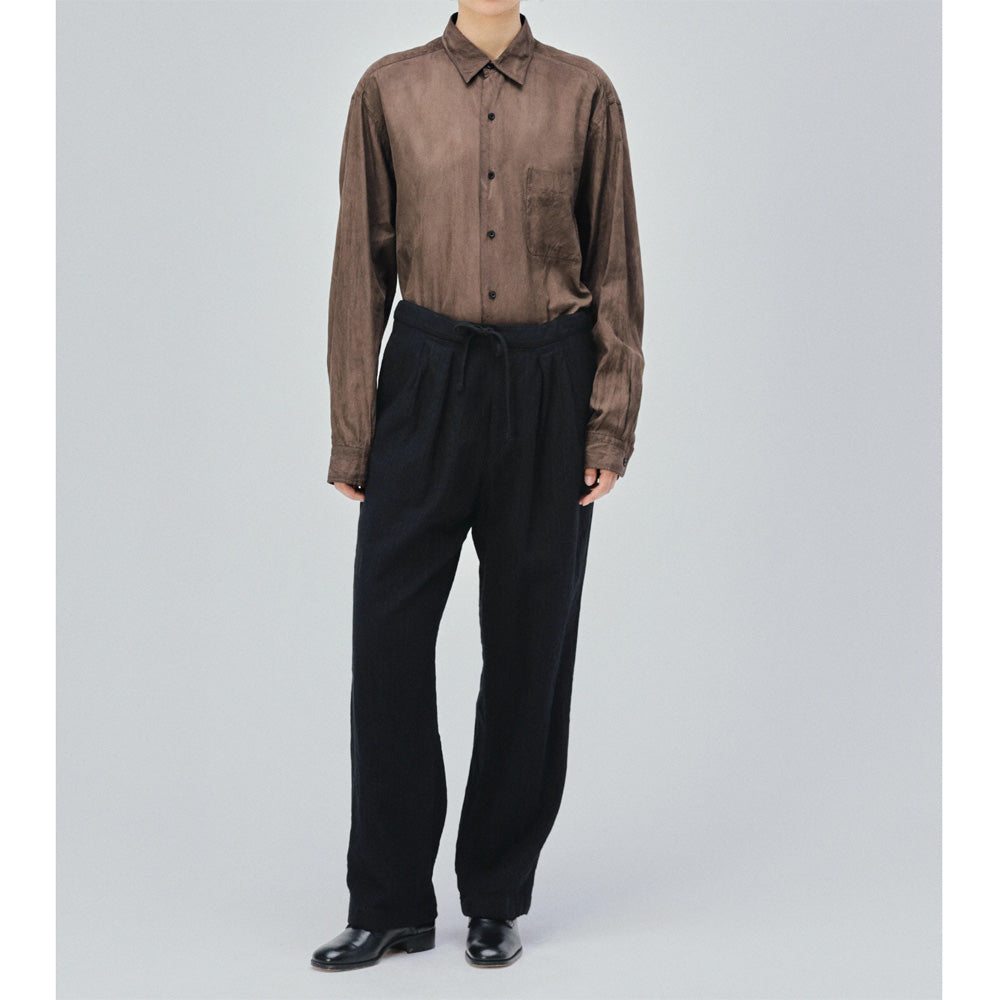 Wool Stripe Easy Trousers