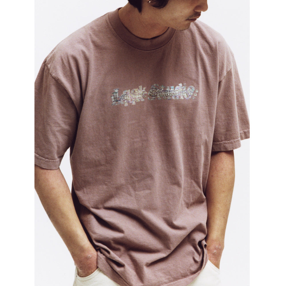 STACKED LOGO IRIDESCENT TEE