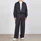 TRIPLE PLEATED EASY TROUSERS ORGANIC WOOL 2/80 TROPICAL