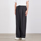 TRIPLE PLEATED EASY TROUSERS ORGANIC WOOL 2/80 TROPICAL