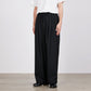 TRIPLE PLEATED EASY TROUSERS ORGANIC WOOL 2/80 TROPICAL
