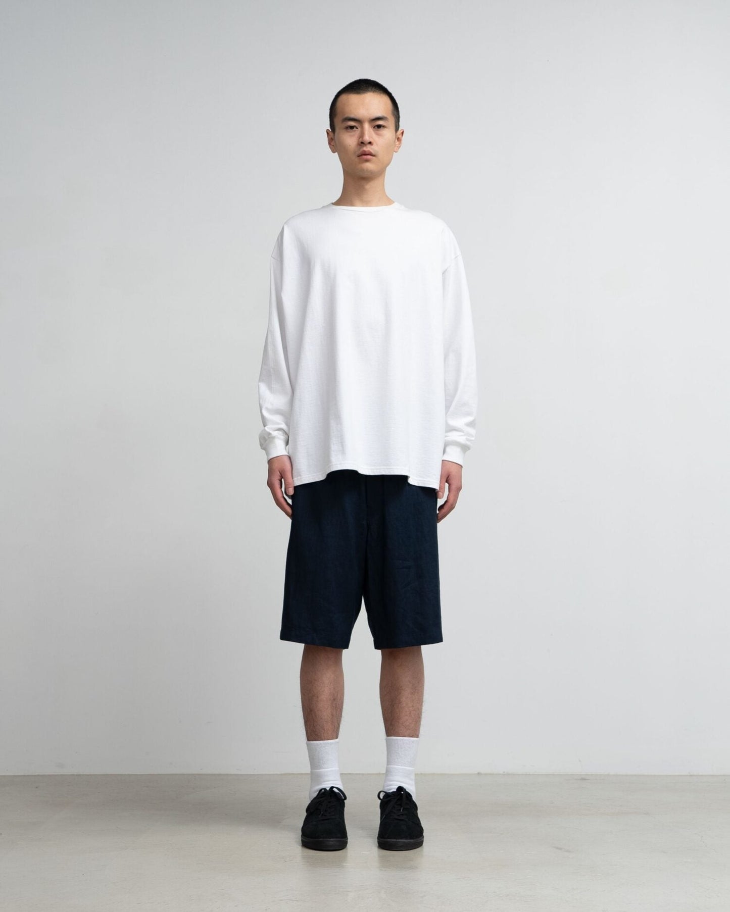 Linen Track Shorts