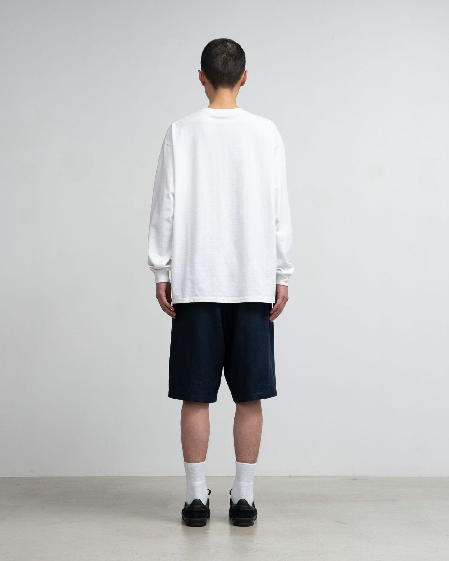 Linen Track Shorts