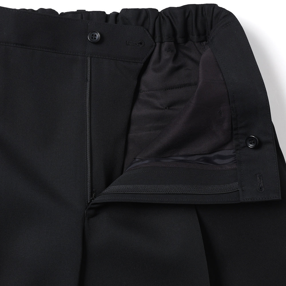 Graphpaper) Scale Off Wool Wide Slacks (GM261-40169B) | Graphpaper