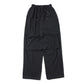 Cotton jersey knee-tuck pants