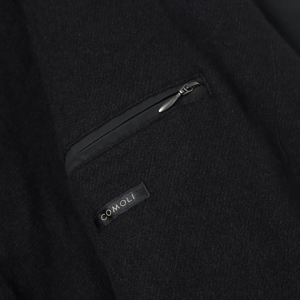 Cotton nylon zip parka