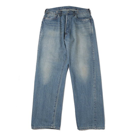 No.22 Washed Wide Denim Pants