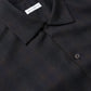 Wool Ombre Open Collar Shirt