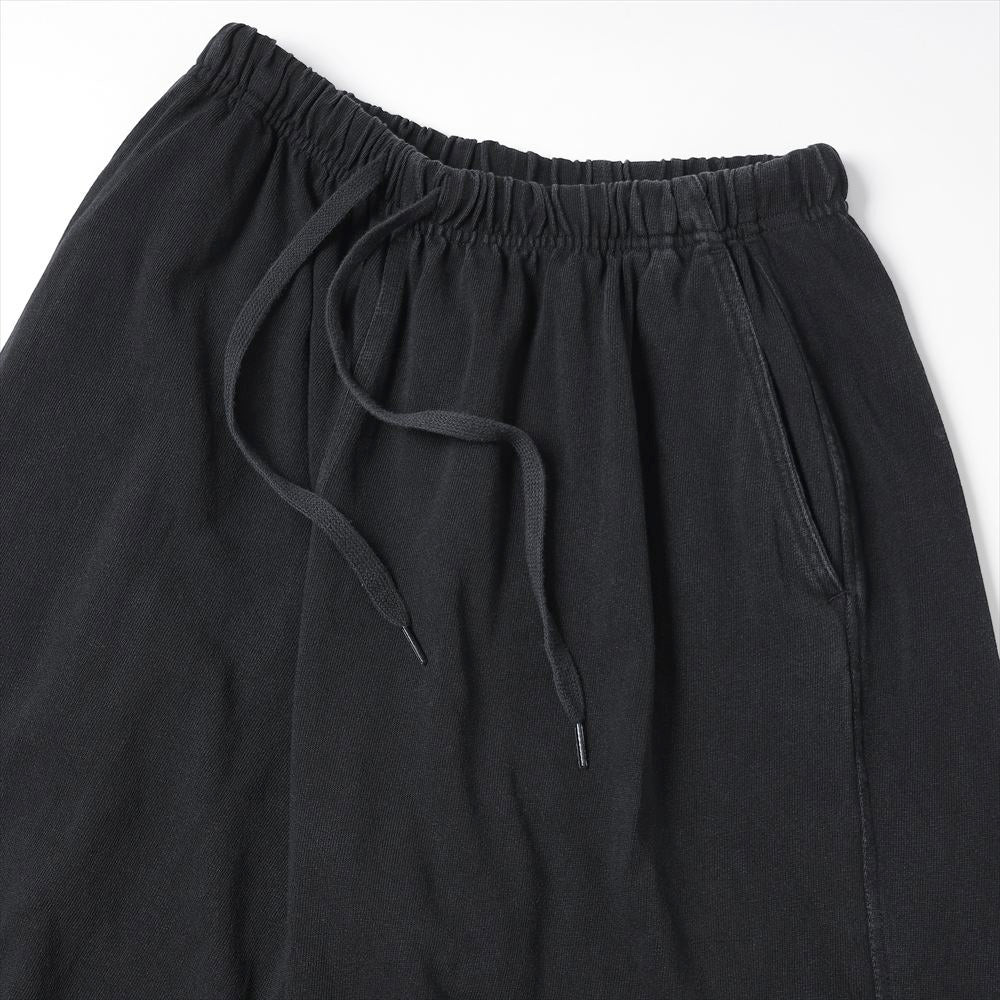 Cotton jersey knee-tuck pants