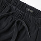 Cotton jersey knee-tuck pants