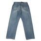 No.22 Washed Wide Denim Pants