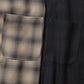 Wool Ombre Open Collar Shirt