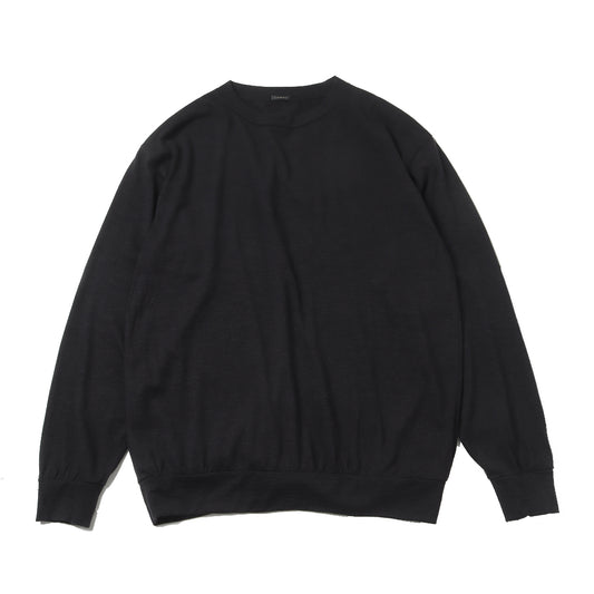 Wool Jersey Long Sleeve Crew Shirt