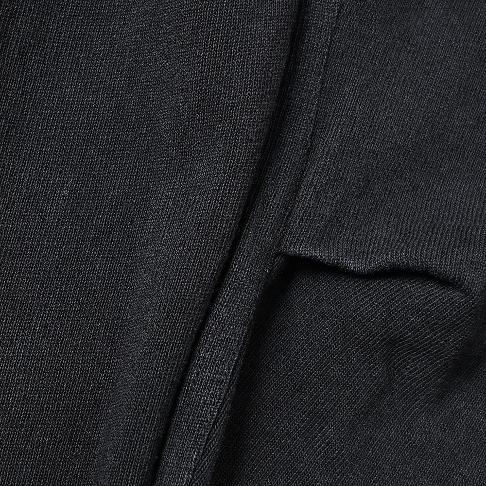 Cotton jersey knee-tuck pants