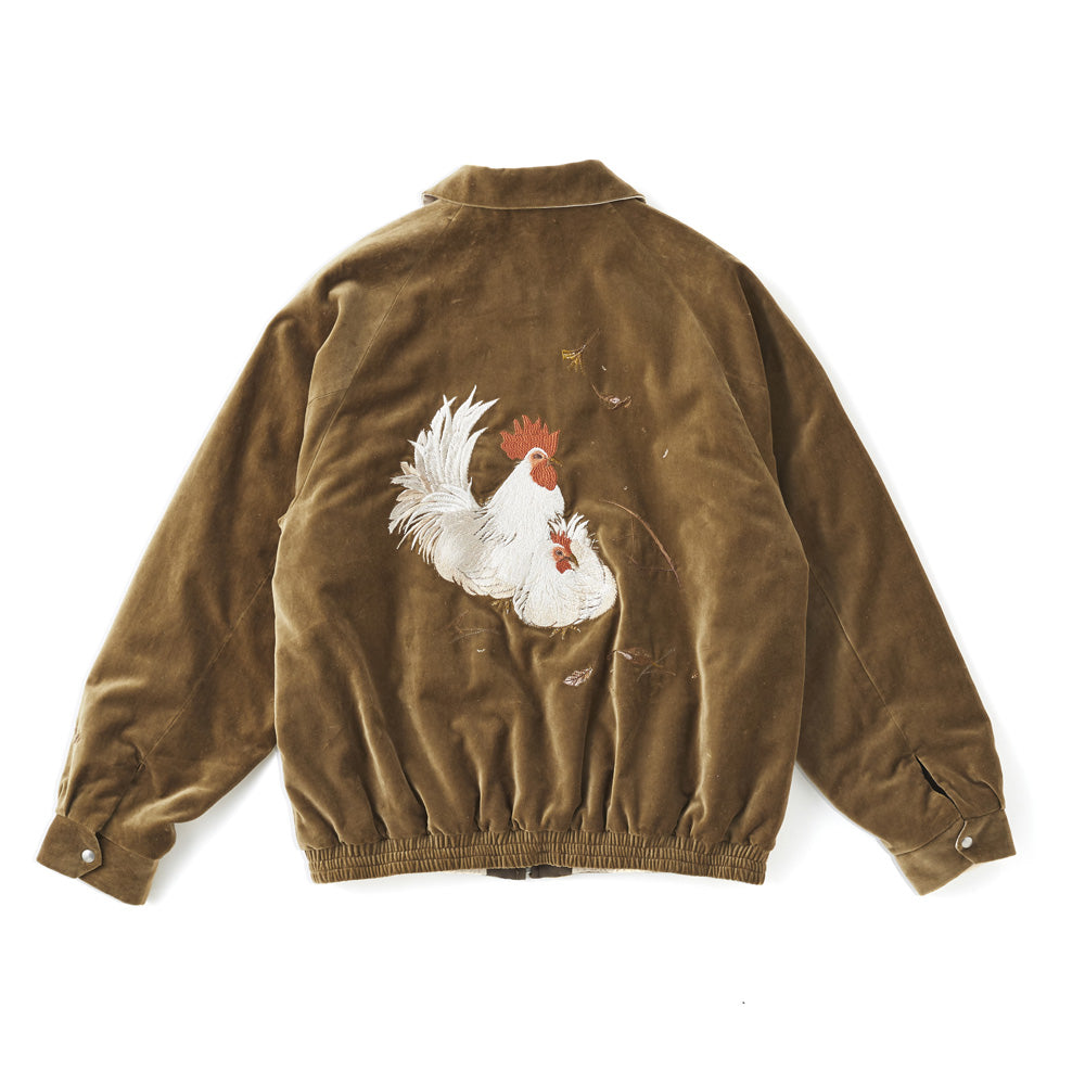 STUNNING VELVET SOUVENIR JACKET(Niwatori to Hiyoko)