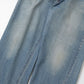 No.22 Washed Wide Denim Pants