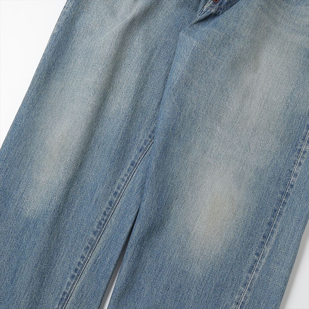 No.22 Washed Wide Denim Pants