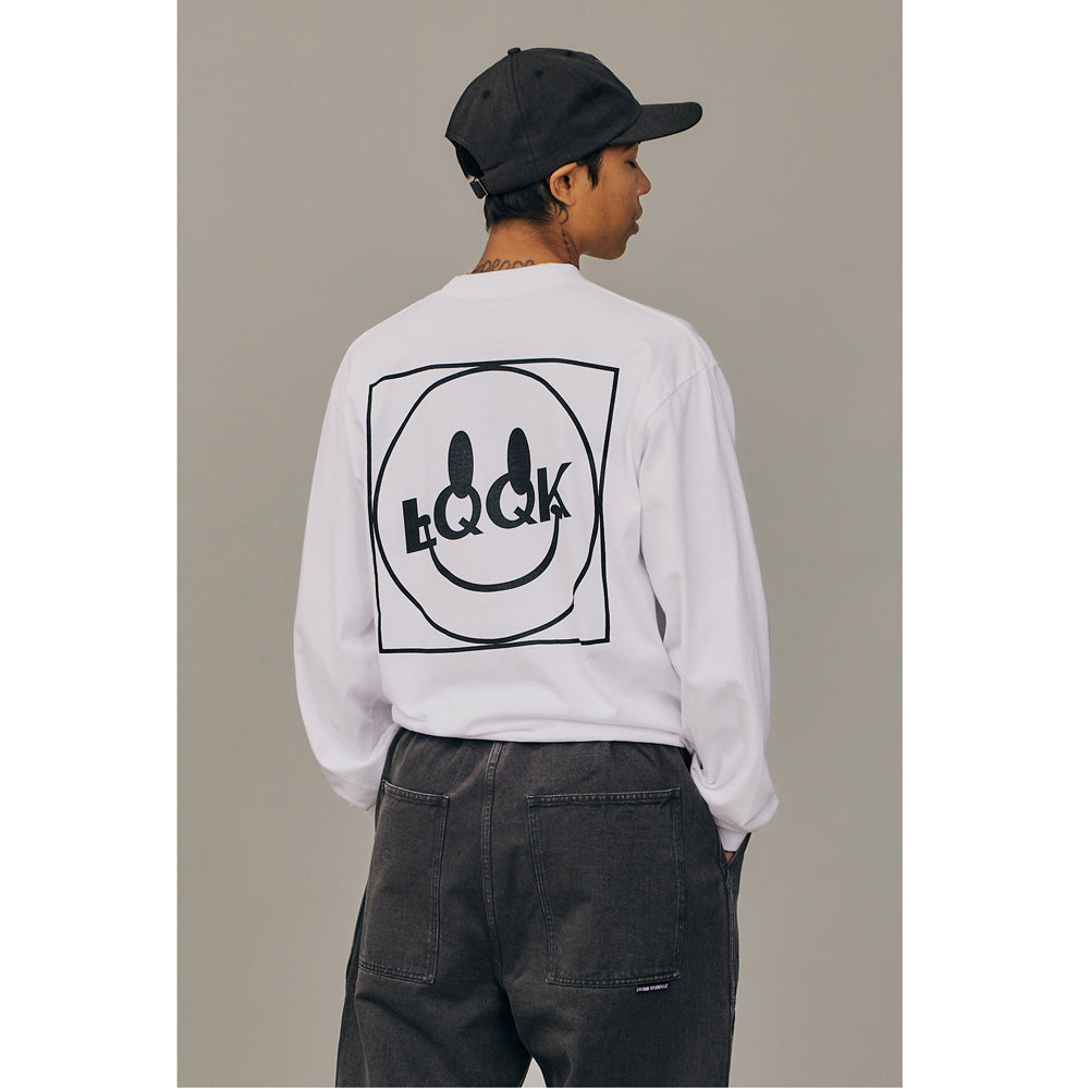 LQQK Studio (ルックスタジオ) LQQK Smiley logo Pocket tee LQS26LS11