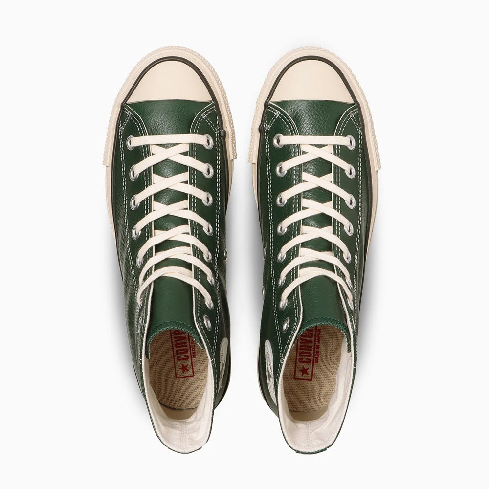 LEATHER ALL STAR J HI(DEEP GREEN)