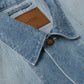 CUT OFF DENIM COVERALL